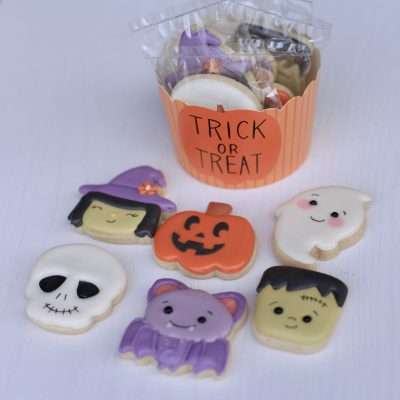 Halloween Characters- 6 Mini Cookie Cup
