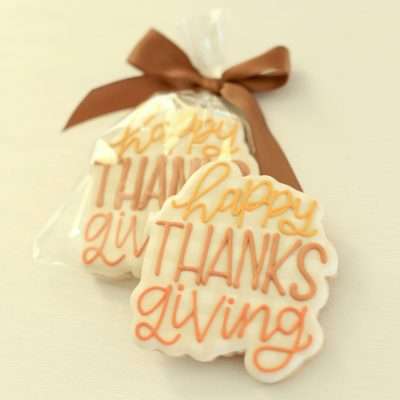 Happy Thanksgiving Cookie